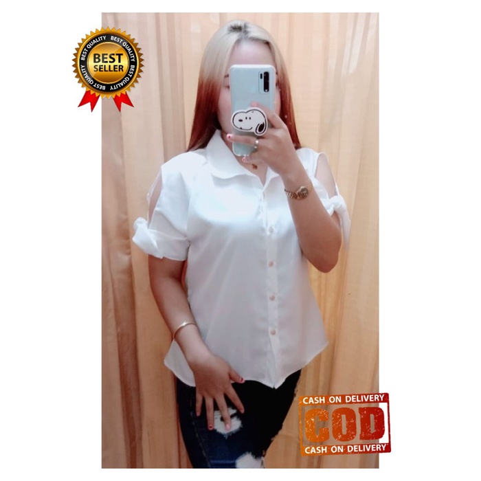 BrayVill Baju Wanita Atasan Kemeja Style Korea Model SABRINA