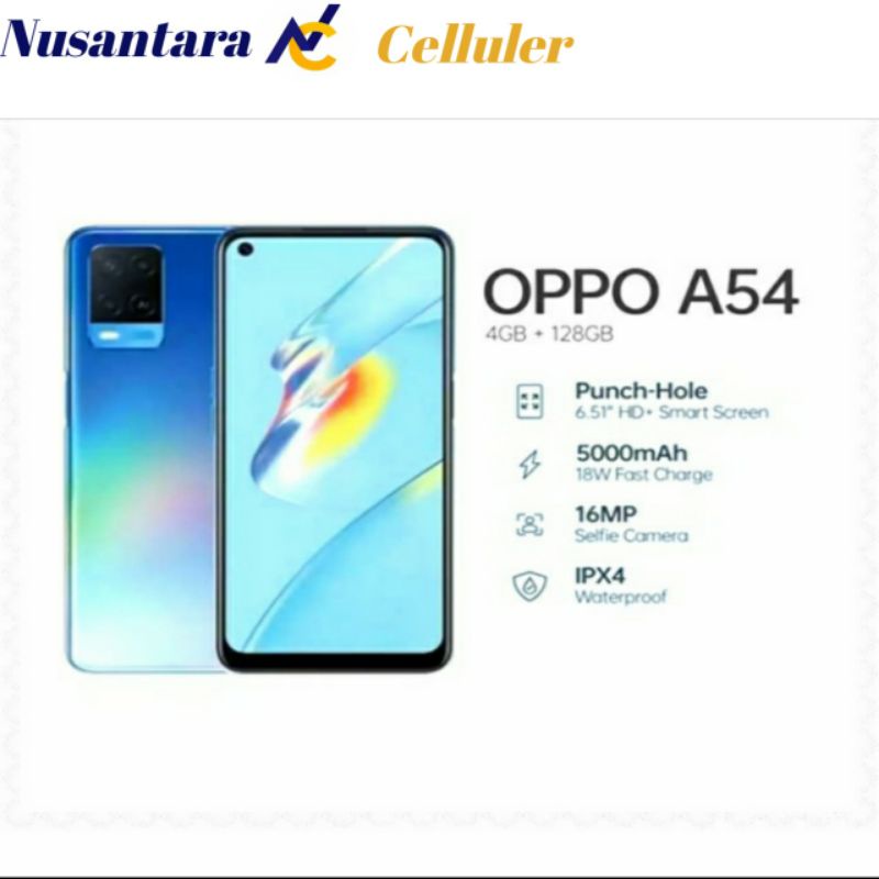 HP OPPO A54 RAM 4/128 GB - OPPO A54 4/128 GB Garansi Resmi