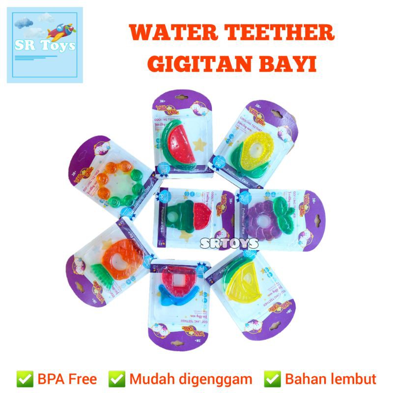 Gigitan Bayi Water Teether Baby Silicone Mainan Gratis Ongkir