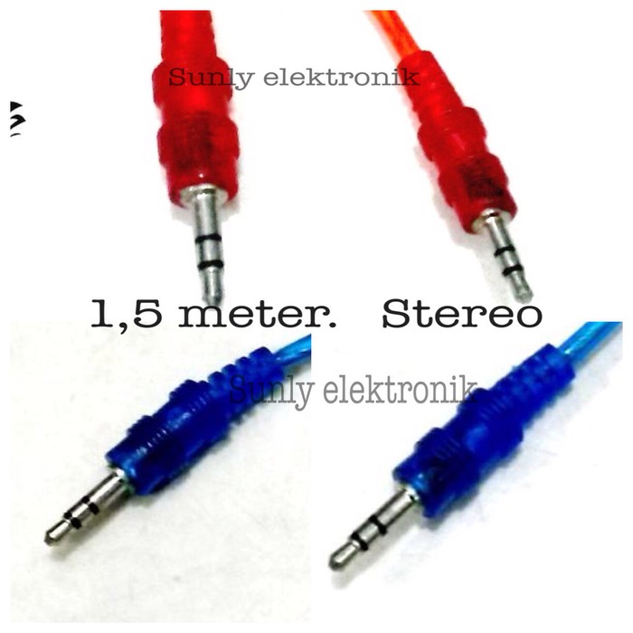 Kabel aux jack 1-1 cable audio jack 1 ke 1 hp handphone