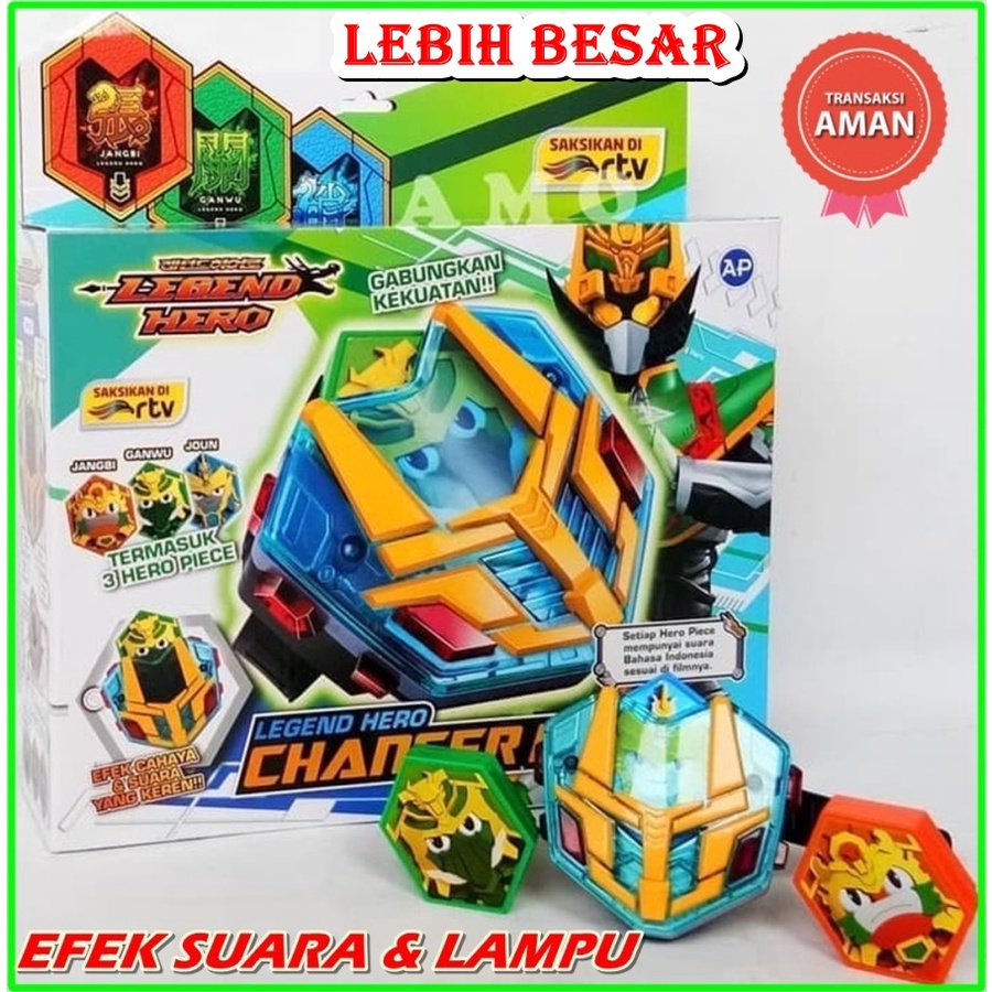 NEW Mainan Legend Hero Changer DX DELUXE Original jam tangan anak legend hero ganwu serial RTV SNI