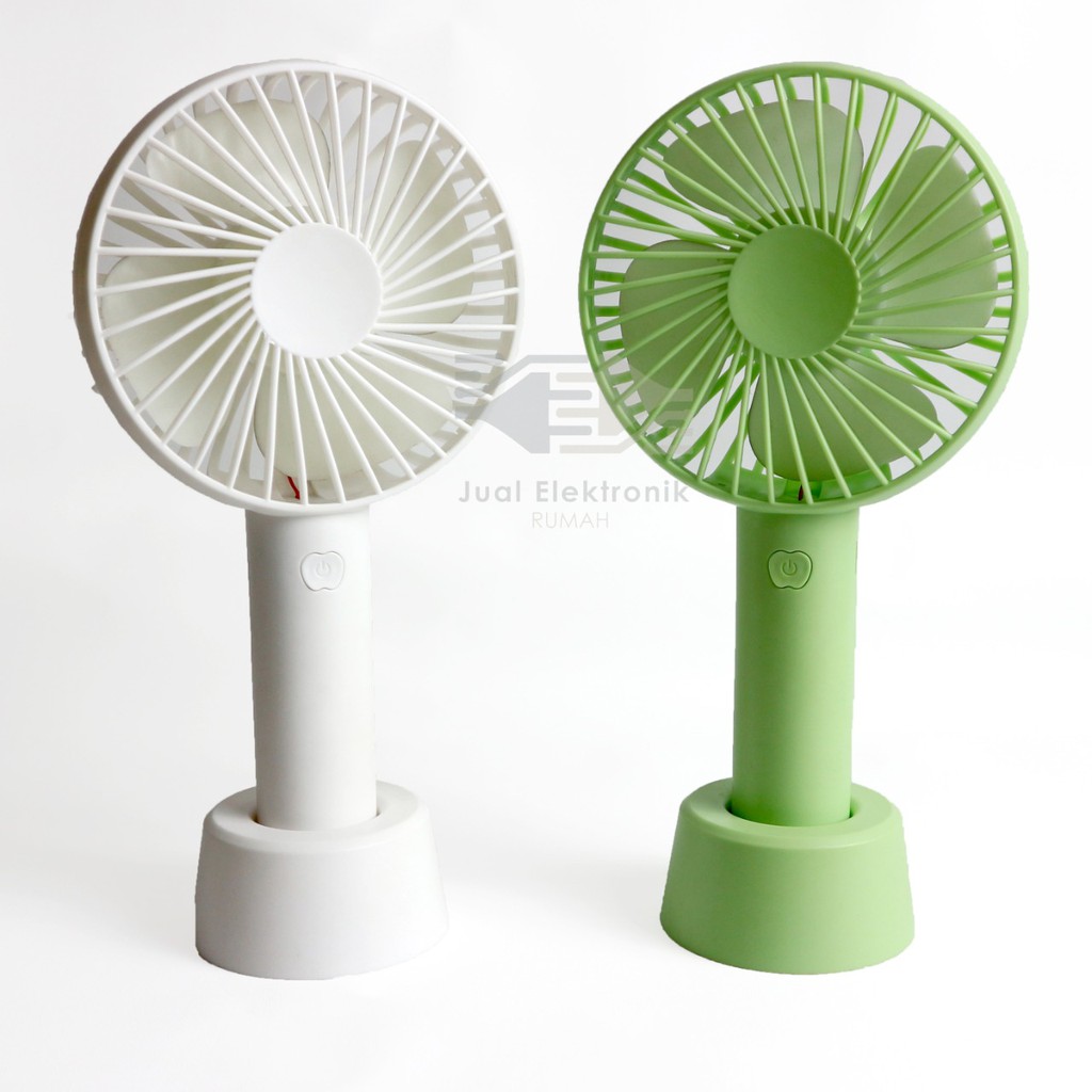 Handy Mini Fan WARNA POLOS Kipas Portable Mini Kipas Tangan Recharger Termurah