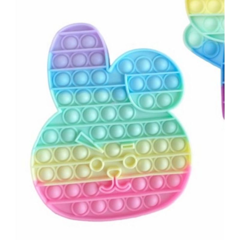 POP IT RAINBOW FIDGET TOYS Mainan Anak Edukasi Murah Pop Its Unicorn New Fidget Push Bubble Kids Kid-BT21 CHOOKY