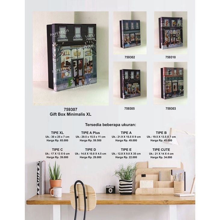 

Kotak kado/Kotak Hadiah/Gift Box Minimalis XL_Bear The Symphony Store