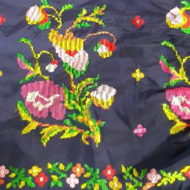 Kain Bordir Bunga Lagosi Khas Tenun Sengkang Shopee Indonesia