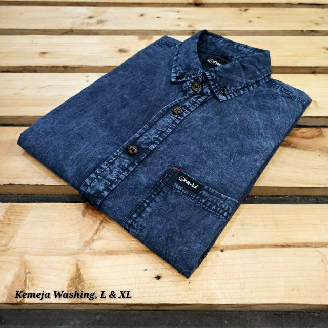 Kemeja Jeans / Kemeja Levis / Kemeja Jeans Lengan Pendek / Kemeja Lengan Pendek Jeans / Jeans