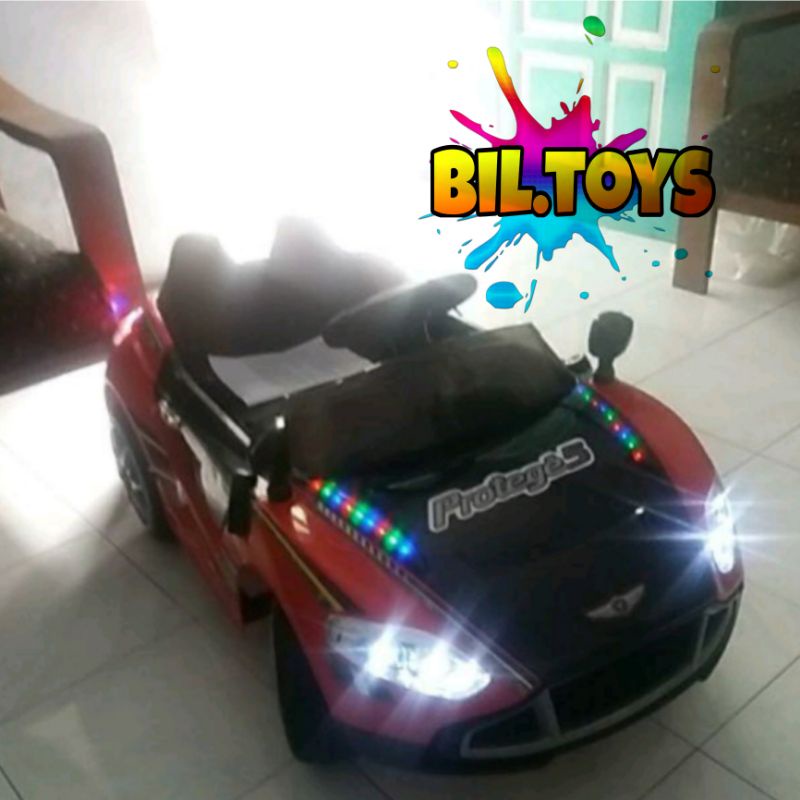 MAINAN MOBIL AKI ANAK MURAH REMOTE CONTROL PMB M7688 PROTEGE 5 MOBIL AKI ANAK REMOT DAN MANUAL