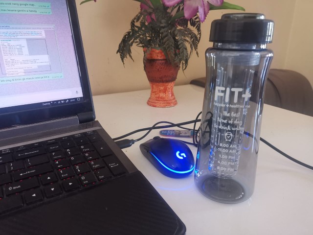 [cod] Tumbler Botol Tempat Minum Plastik Infused Water Anti Tumpah Food Grade