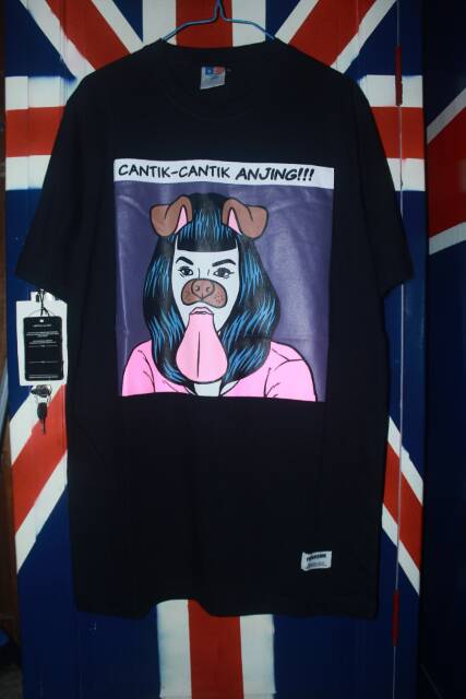 Kaos Thanksinsomnia Cantik Cantik Anjing Shopee Indonesia