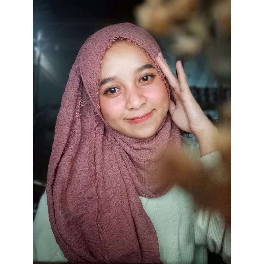 Nazira Pashmina Crincle /PART 1-BROWN SUGAR