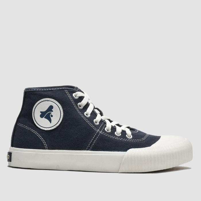 Sepatu Brodo Vulcan Classic High Sneakers Pria Wanita Original - Navy, 38