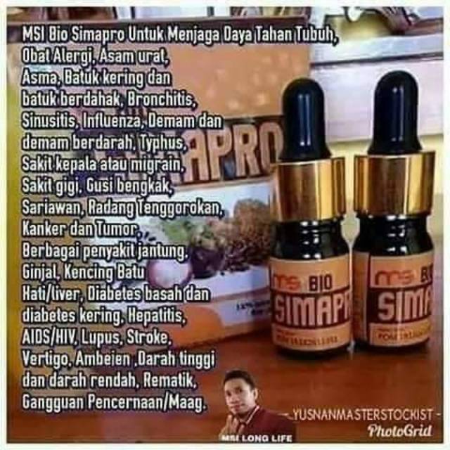 Bio Simapro MSI / obat penggemuk badan dan berbagai penyakit