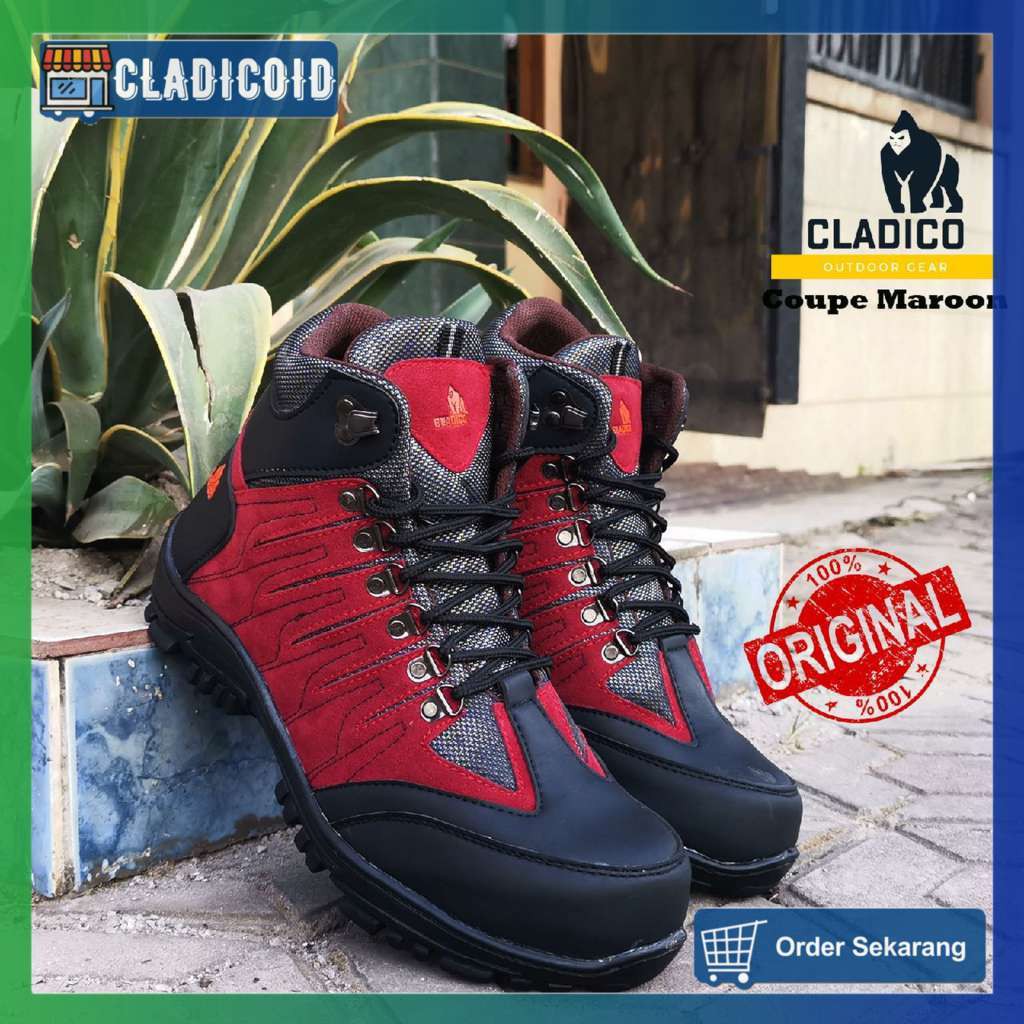 SEPATU SAFETY PRIA UJUNG BESI ORIGINAL MODEL KEREN DAN STYLISH CLADICO COUPE TINGGI