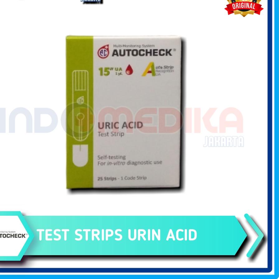 Strip Asam Urat Autocheck / Uric Acid Autocheck / Refill Asam Urat Autocheck isi 25