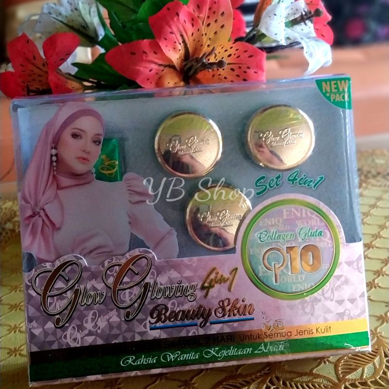 COD GG SKINCARE / GLOW GLOWING 4 IN 1 ORIGINAL MALAYSIA