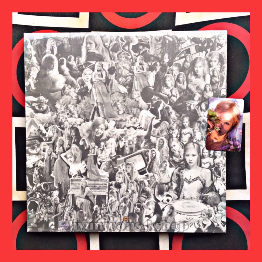 [READY SEALED] Rose BLACKPINK The 1st Single Album -R- Vinyl LP (LE : Limited Edition) Piringan Hita