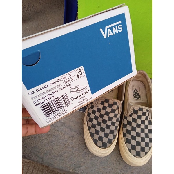 Vans Second Slipon OG checker