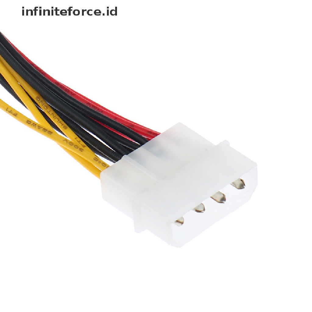 (Infiniteforce.Id) Kabel Extension Power Splitter 4pin Molex Ke 3 Ata Sata