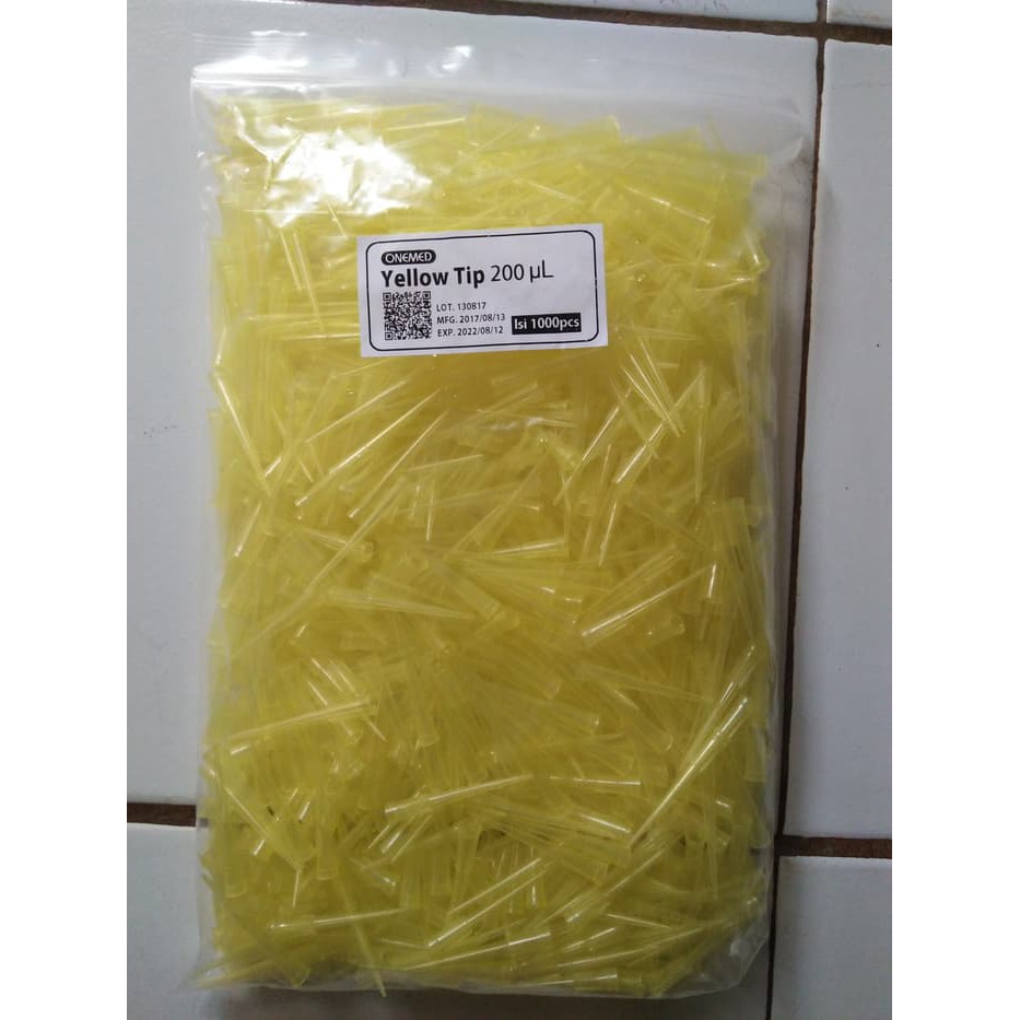 promo yellow tip onemed 1000pcs