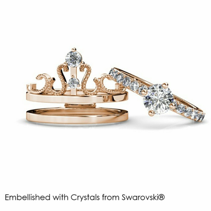 Original Cincin Crystal Swarovski - Royalty Ring (2 in 1 Style)