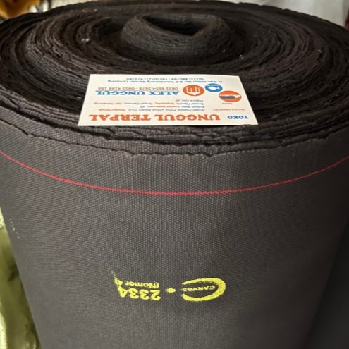 Terpal Kanvas 2334 padang Canvas kain tas motor tutup mobil truck Lampung