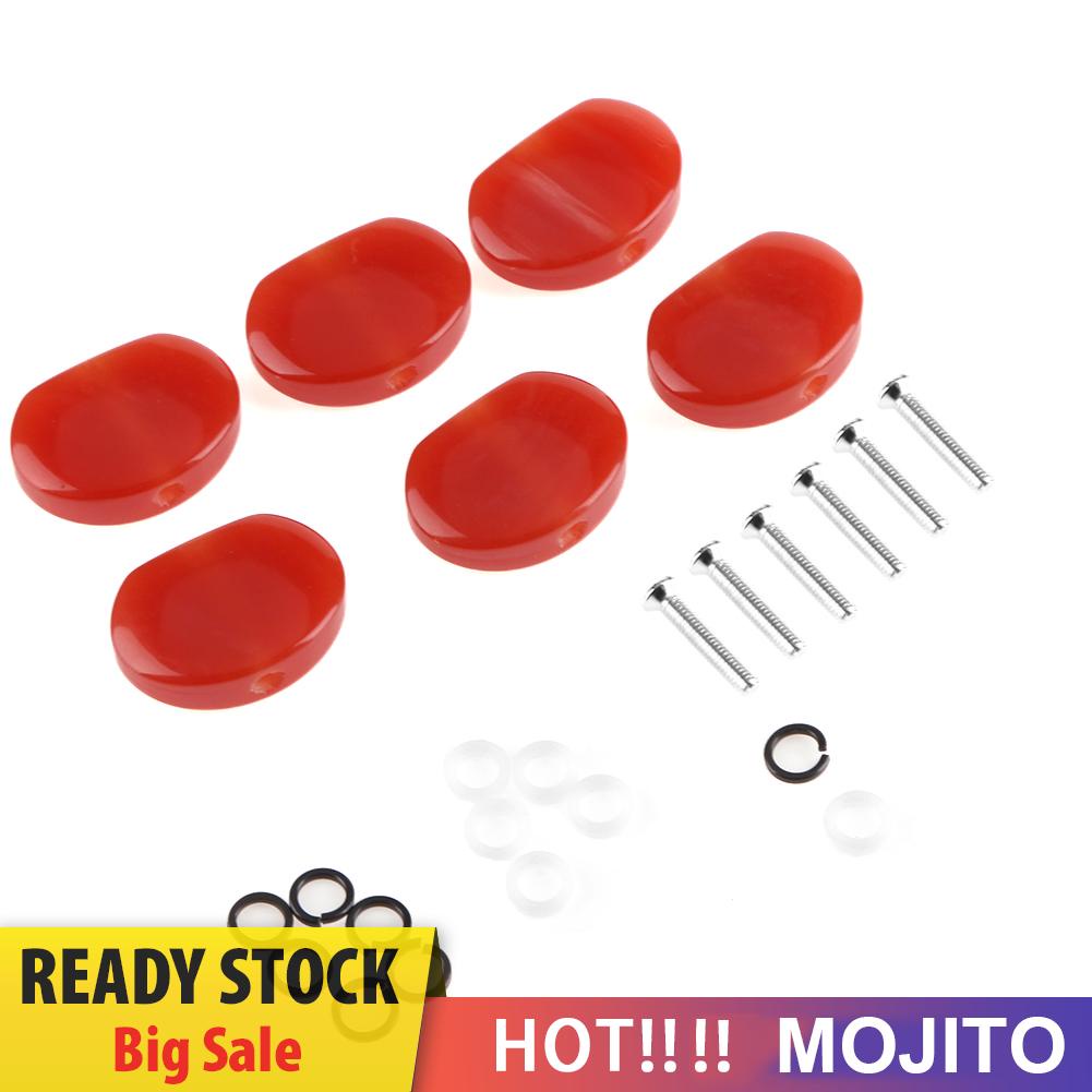 6pcs Tombol Knob Tuning Pegs Pengganti Untuk Gitar