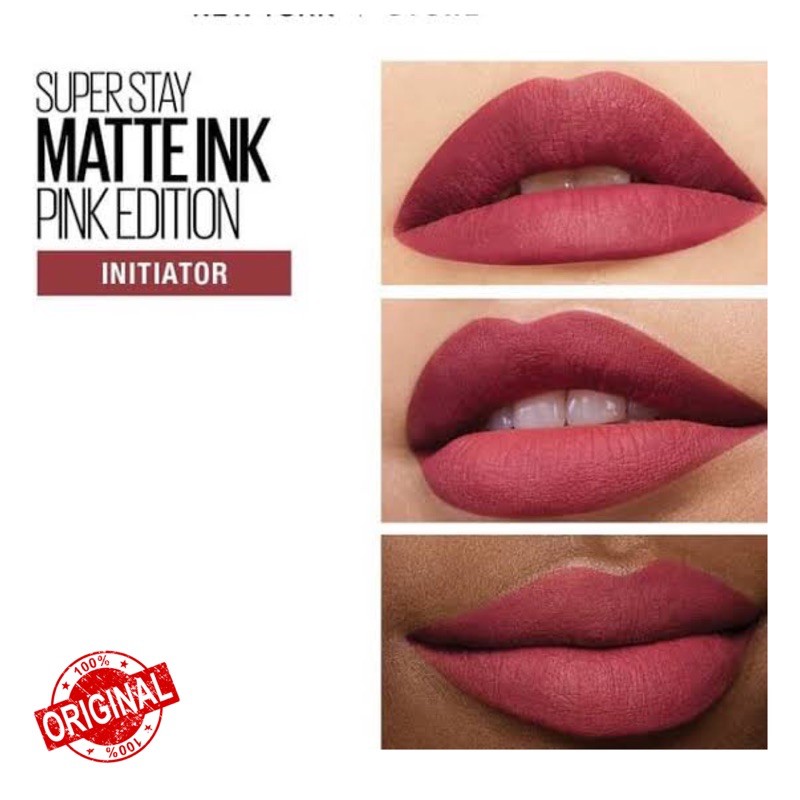 MAYBELLINE SUPERSTAY Matte Ink - 170 INITIATOR | ❤ jselectiv ❤ Lip Cream Tahan 16 Jam MAYBELLINE - ORI✔️BPOM✔️MURAH✔️COD✔️