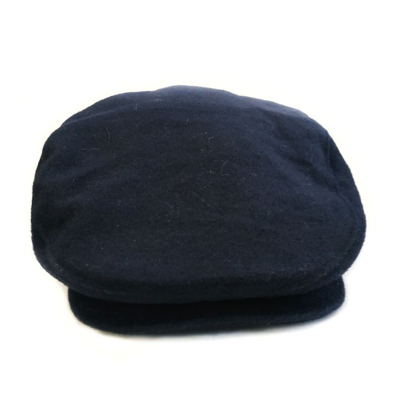 Topi klasik / topi pet / flatcap / newsboy cap / flatcap blk wool