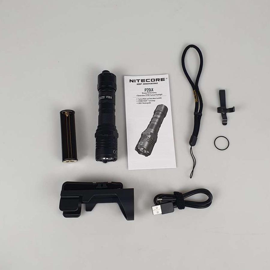 NITECORE Senter Taktikal LED 4000 Lumens - P20iX - Black