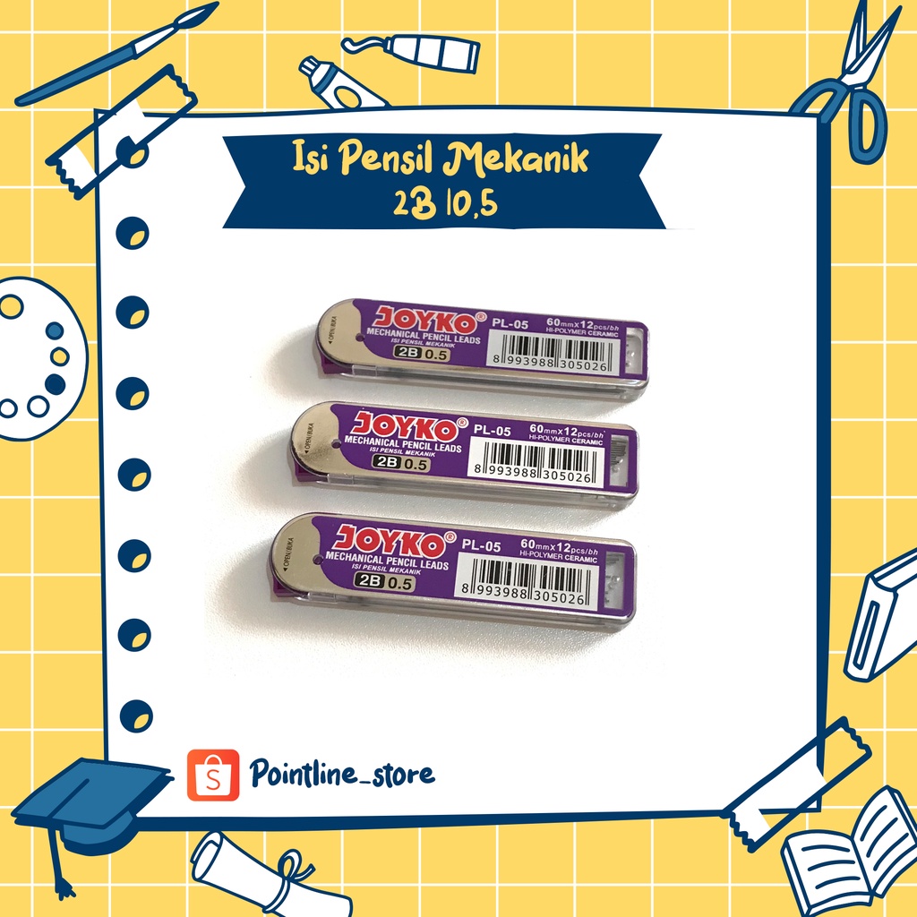 

Isi Pensil Mekanik 2B 0.5mm Joyko PL-05