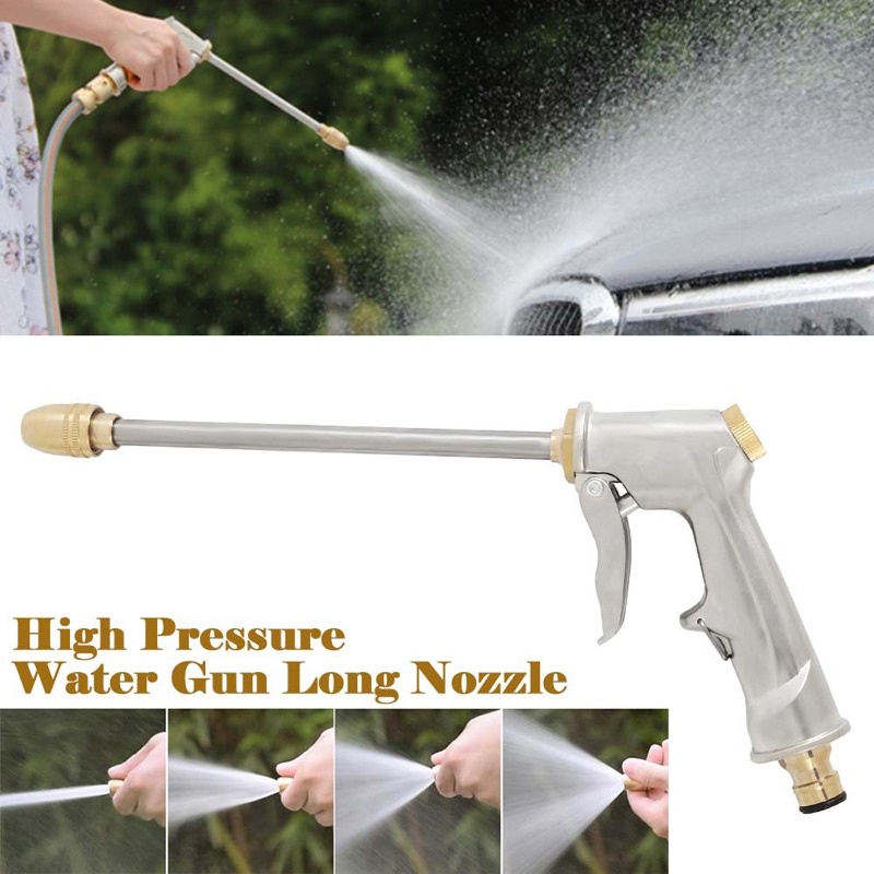 BEAR FORCE Semprotan Air Steam Cuci High Pressure Jet Mobil Water Gun - WRTY345 - Silver