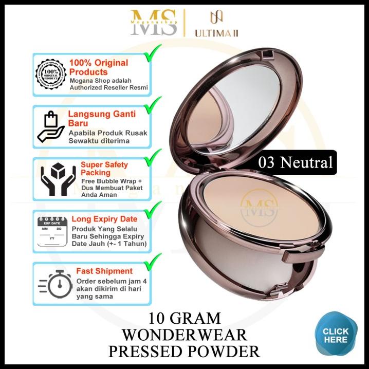 Caramel | Ultima Ii Wonderwear Pressed Powder Bedak Padat Matte Oily Skin