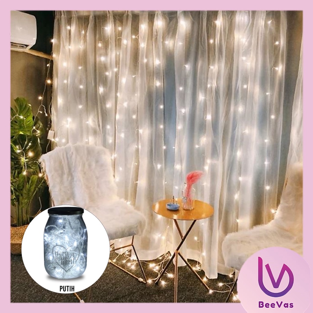 BV.ID LT064 LAMPU HIAS NATAL 100 LED 10 M TUMBLR LIGHT LED DEKORASI TUMBLER PACKING BOX COD