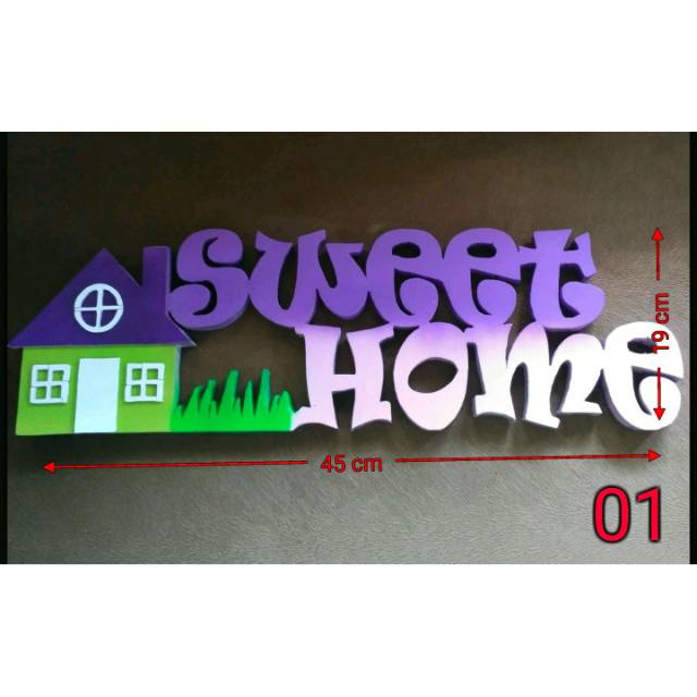 Walldeco Sweet Home plus gantungan