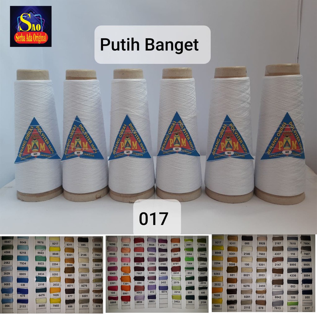 Benang Obras/Polyester/neci Berkualitas ,Kuat Dan Lembut Bahan A Gride BUkan Celupan page10