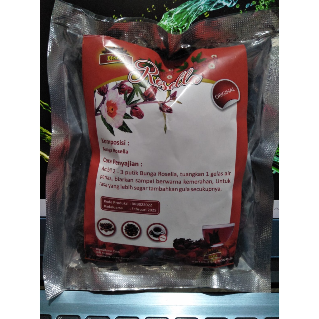 ⭐BAGUS⭐Teh Seduh Bunga Rosella 40gr | Bunga Rosela Kering | Rosella Tea | Teh Herbal