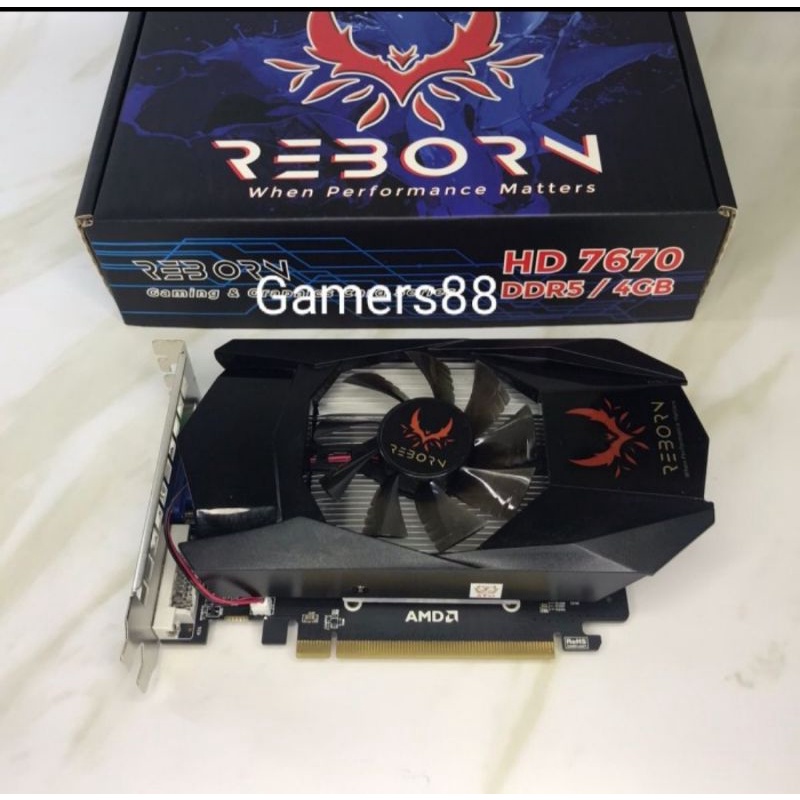 VGA CARD Ati Radeon AMD 7670 4GB DDR5 128 bit PCIE