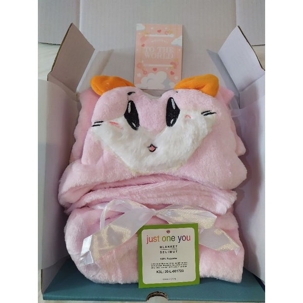 Kado bayi/hampers bayi/parcel bayi/baby gift set/kado lahiran bayi/selimut bayi topi-hamtaro