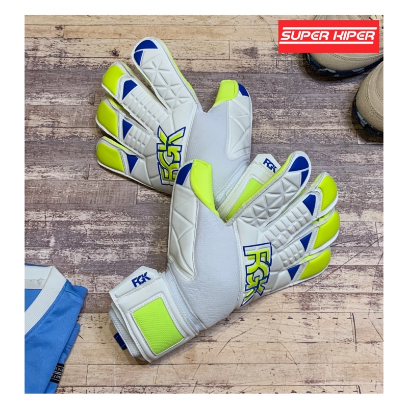 Sarung Tangan Kiper RGK Cat White Lime