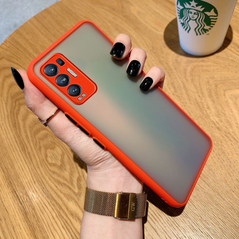 Hard Case Pelindung Lensa Kamera Warna Permen Untuk OPPO Reno 6 6Z 5F 5 Pro 4F 4 SE Lite 3 Pro 2 2Z 2F