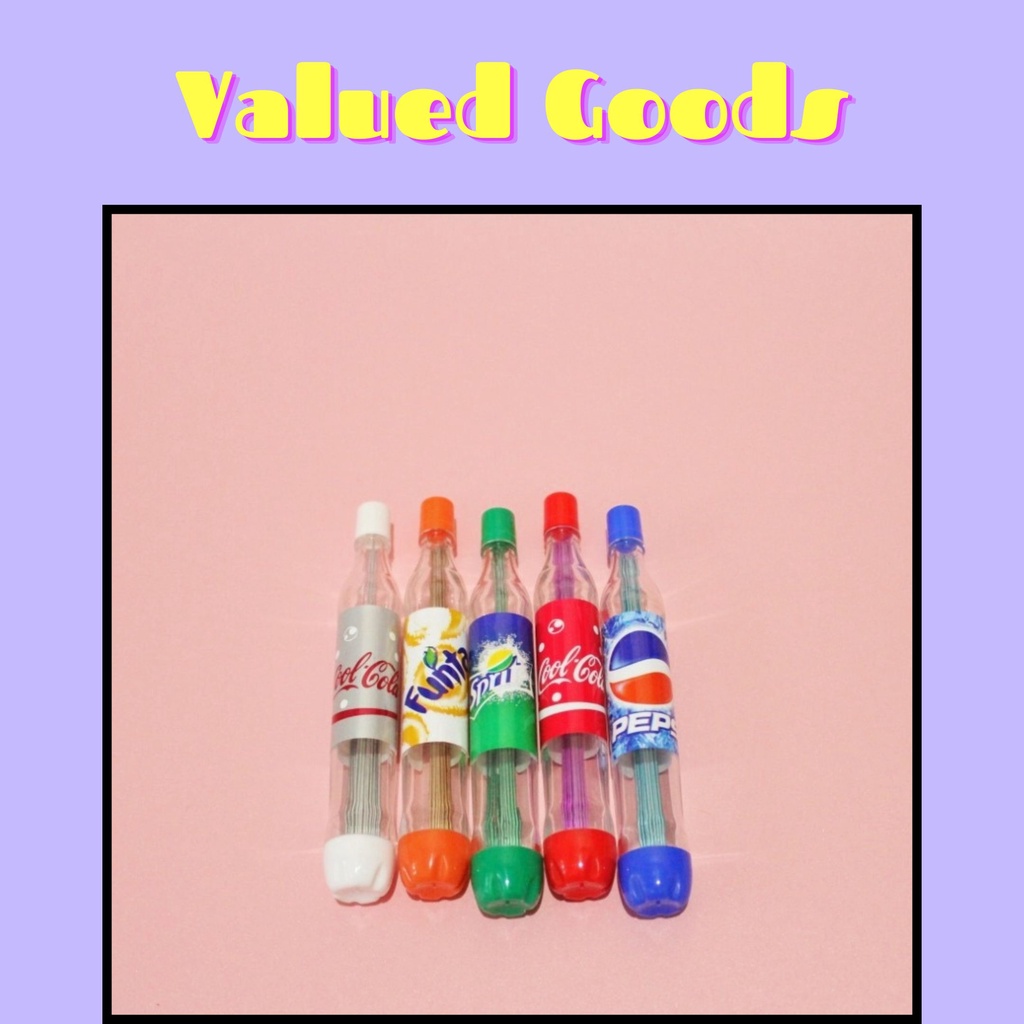 

Isi Refill Pensil Lead Cetek Bentuk Botol Softdrink 2B 110mm Isi 15pcs - UNGU MERAH OREN SILVER BIRU - pensil tebal ujian lucu unik murah alat tulis hadiah anak sekolah & kantor stationery cute soda botol unik cute