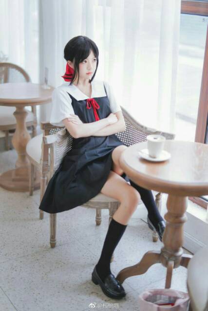 (Chika Fujiwara) kaguya sama wa kokurasetai HIGH QUALITY costume cosplay seifuku japan korean