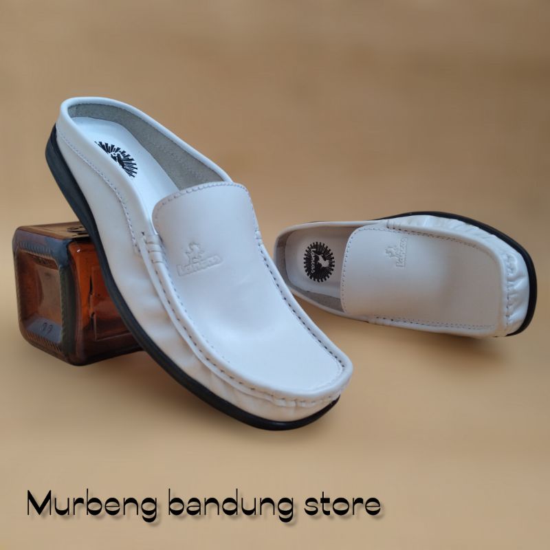 Sepatu sandal bustong pria full kulit asli termurah