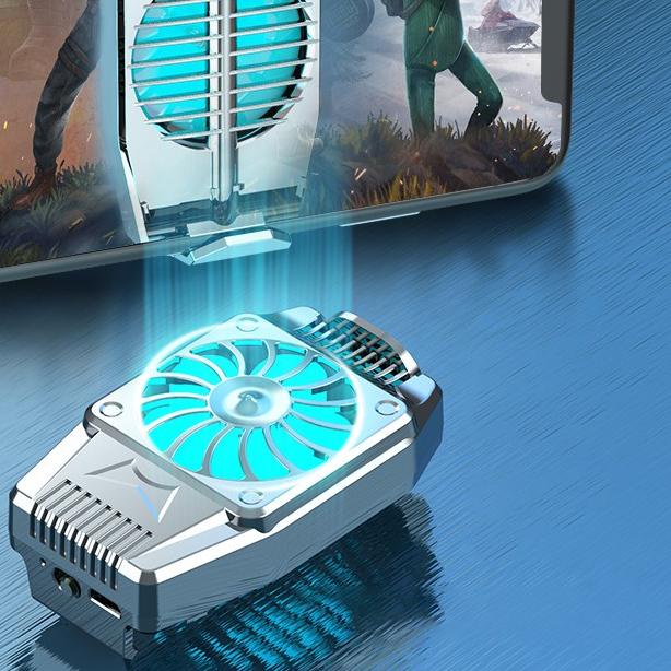 ✬ Fan Cooler Pad Kipas Pendingin Hp Gaming Gamepad Cooler Handphone Phone Hp Android ◘