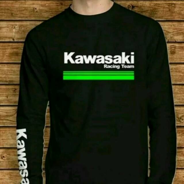 Kaos lengan panjang KAWASAKI racing team