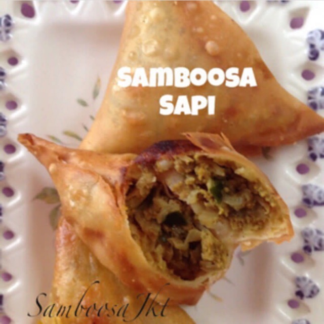 

Sambosa isi daging sapi frozen