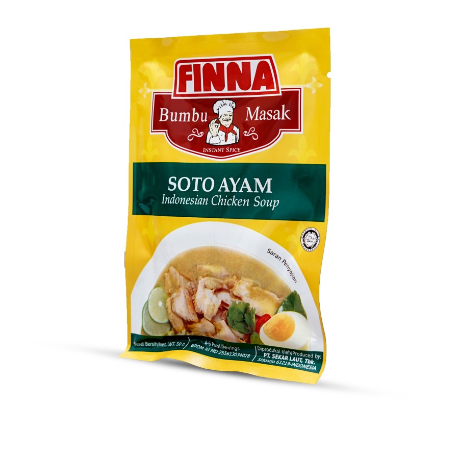 BUMBU MASAK SOTO AYAM FINNA 50GR SACHET HALAL