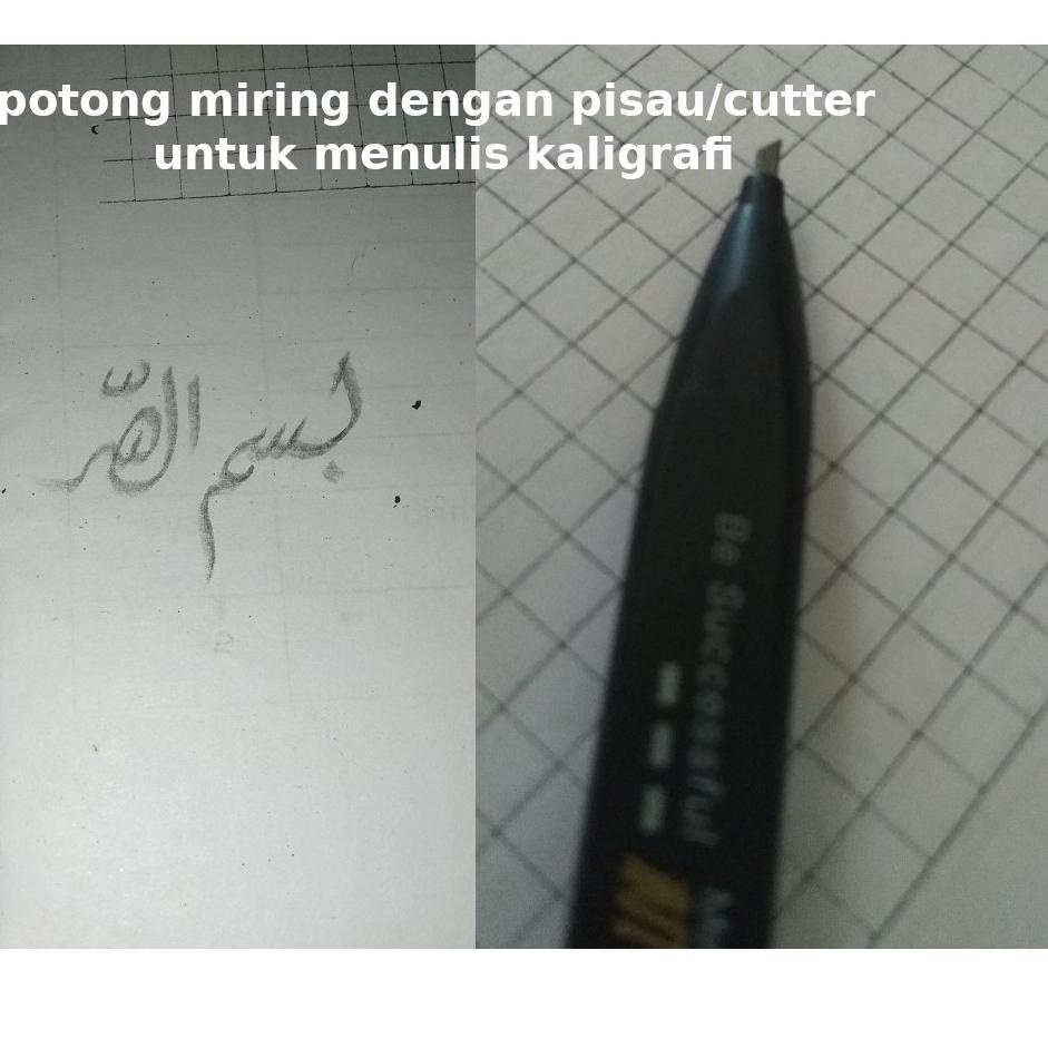 

[KODE QFTMV] Pensil Khot/Pensil Khat/Pensil Kaligrafi 2B mekanik