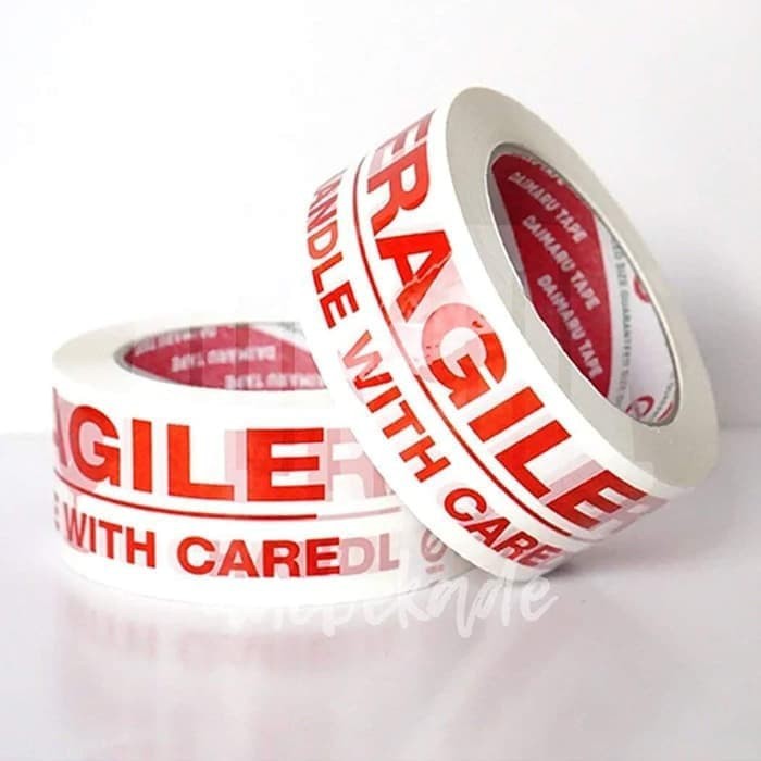 

Lakban fragile putih DAIMARU original 48mm x 100m selotip packing
