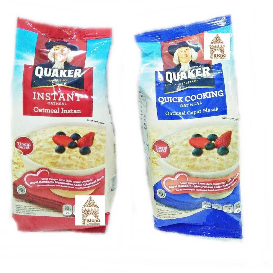 

COD Promo ! Quaker Oatmeal 200 Gram Sereal Makanan Sehat